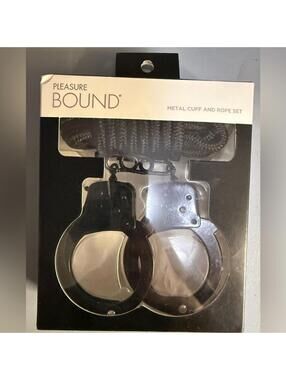 Spencer’s Pleasure Bound Bundle Drip Candles + Metal Cuffs Rope Set